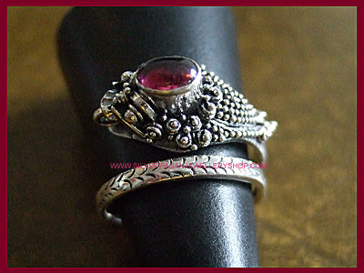 Dragon Wrap Ring - Garnet