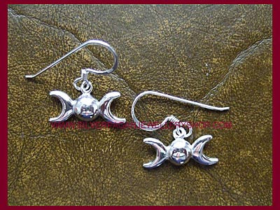 Triple Moon Earrings