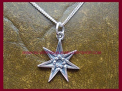 Faerie Elven Star Pendant Necklace - Click Image to Close