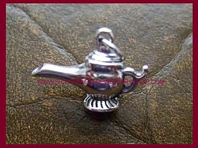 Genie of the Lamp Charm - Click Image to Close