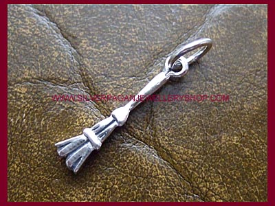 Besom Broom Charm - Click Image to Close