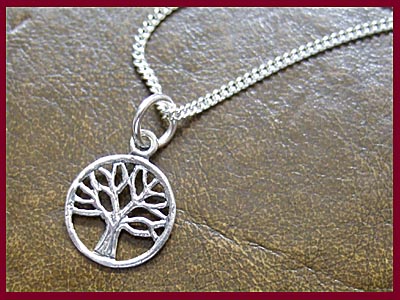 Tree of Life Charm Necklace - Click Image to Close