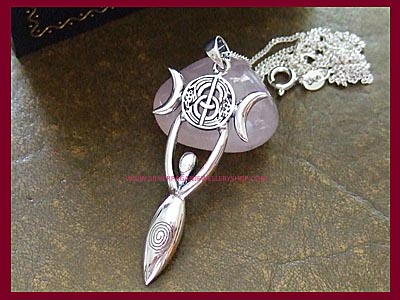 Chalice Well Goddess Necklace 1 - Click Image to Close