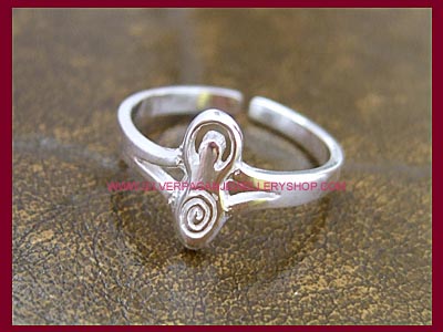 Goddess Midi Ring or Toe Ring - Click Image to Close