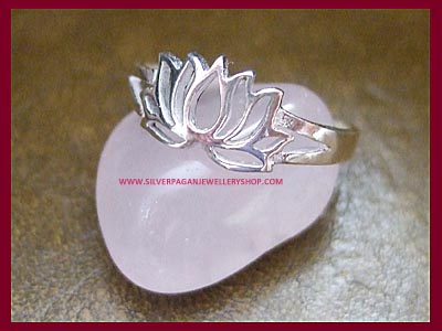 Lotus Flower Ring - Click Image to Close