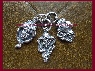 Goddess Pendant - Maiden, Mother & Crone - Click Image to Close