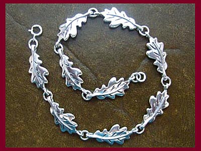 Oak Leaf Bracelet - Click Image to Close