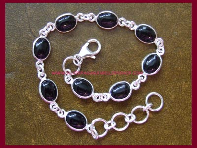 Teardrop Gemstone Bracelet - Choose Your Gemstone - Click Image to Close