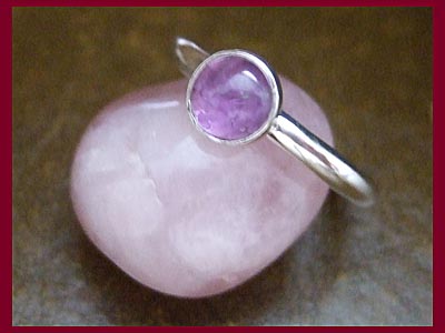 Stack Ring - Amethyst - Click Image to Close