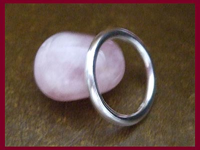 Stack Ring - Plain Silver - Click Image to Close