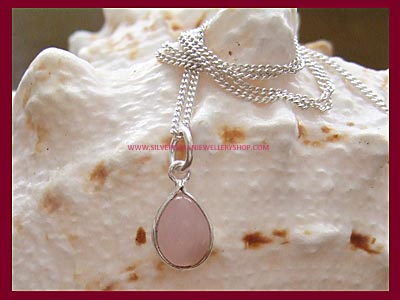 Rose Quartz Necklace - Click Image to Close
