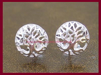 Tree of Life Earrings - Studs - Click Image to Close
