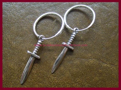 Athame Hoop Earrings