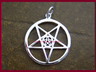 Double Pentagram Pendant Necklace