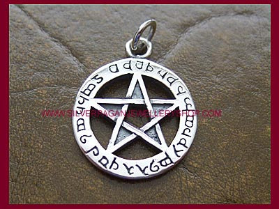 Elfin Protection Pentagram Pendant Necklace