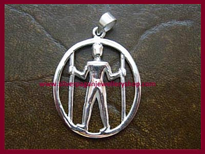 Long Man of Wilmington Pendant Necklace