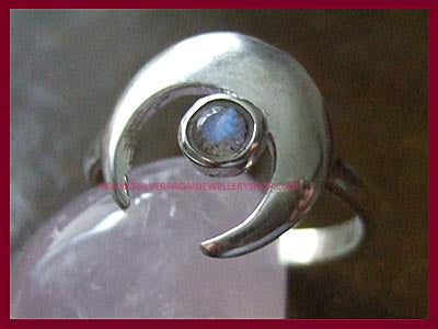 Moon Blessings Ring - Labradorite