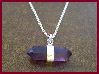 Amethyst Pendant Necklace