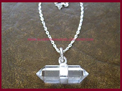 Quartz Crystal Pendant Necklace