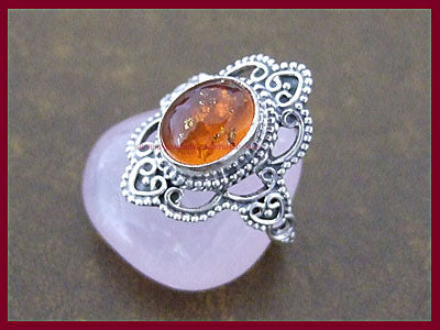 Enchantress Ring - Rainbow Moonstone