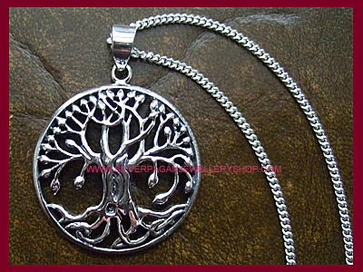 Tree of Life Pendant Necklace - Ornate