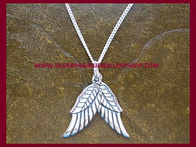 Angel Wings Pendant Necklace (Double Sided)