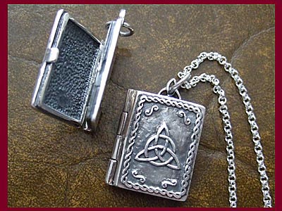 Charmed Book of Shadows Locket Pendant - Click Image to Close