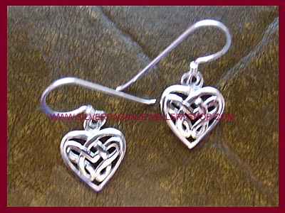 Celtic Heart Earrings